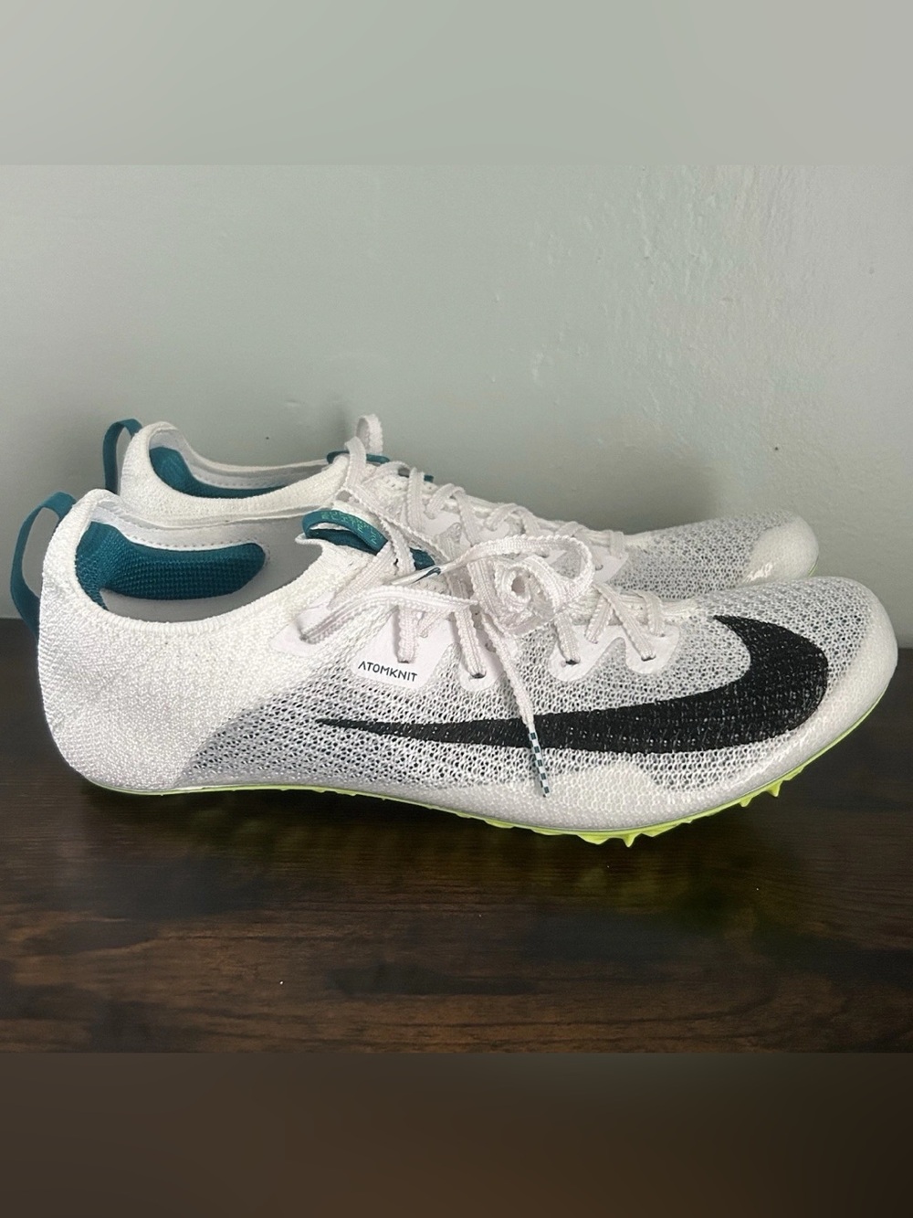 Nike Zoom Superfly Elite 2 Flyknit Track Spikes White Men’s Size 7.5 FZ9662-100